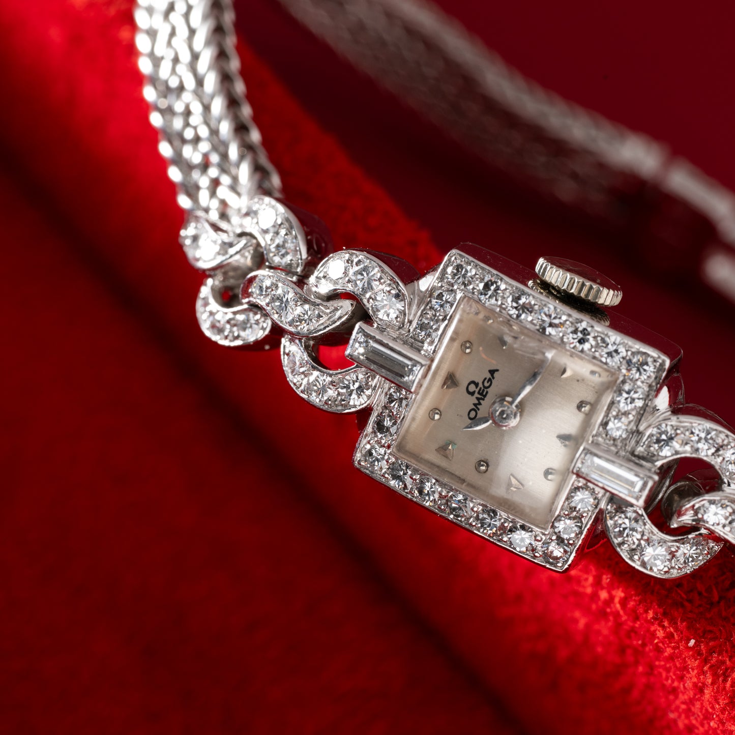 Omega Ladies' Cocktail Watch Platinum Diamonds