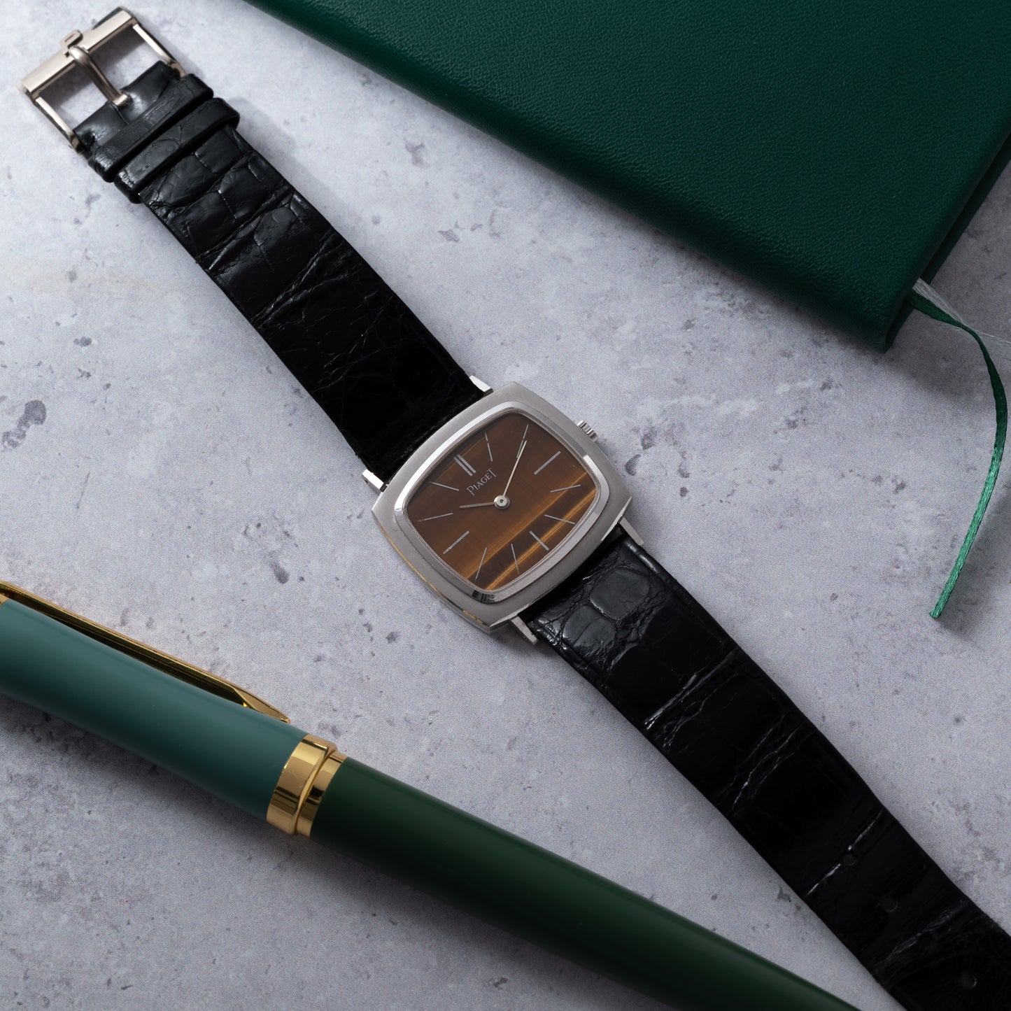 Piaget 'Tiger's Eye' Dress Watch