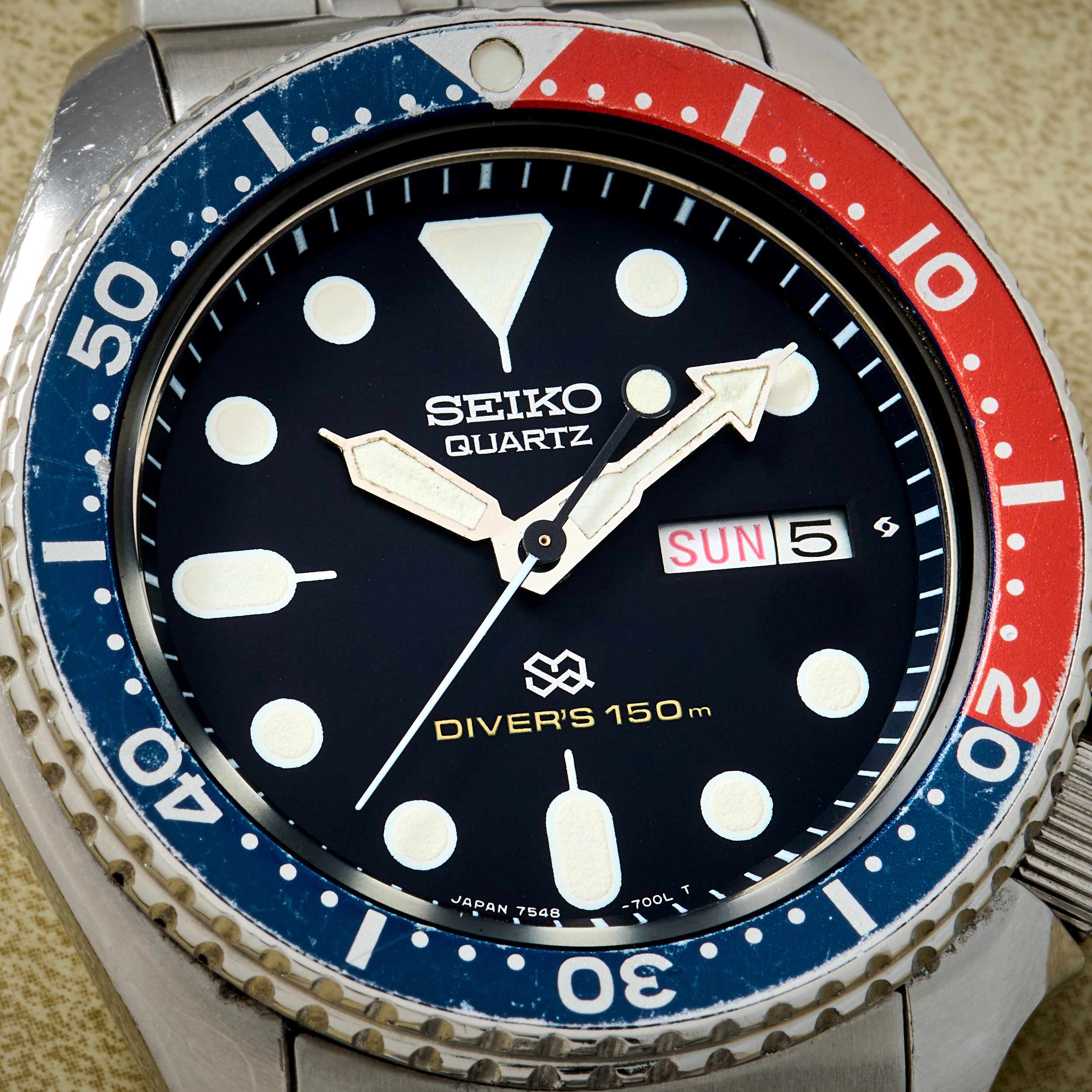 Big Jam SE-2 Spit Wah 日本製 Seiko 'Pepsi' Quartz Diver – Analog:Shift