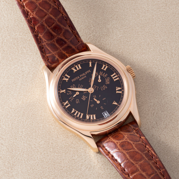 PATEK PHILIPPE ブラウン レザーベルト PATEK PHILIPPE パテックフィリップ 純正 レザーベルト ブラウン