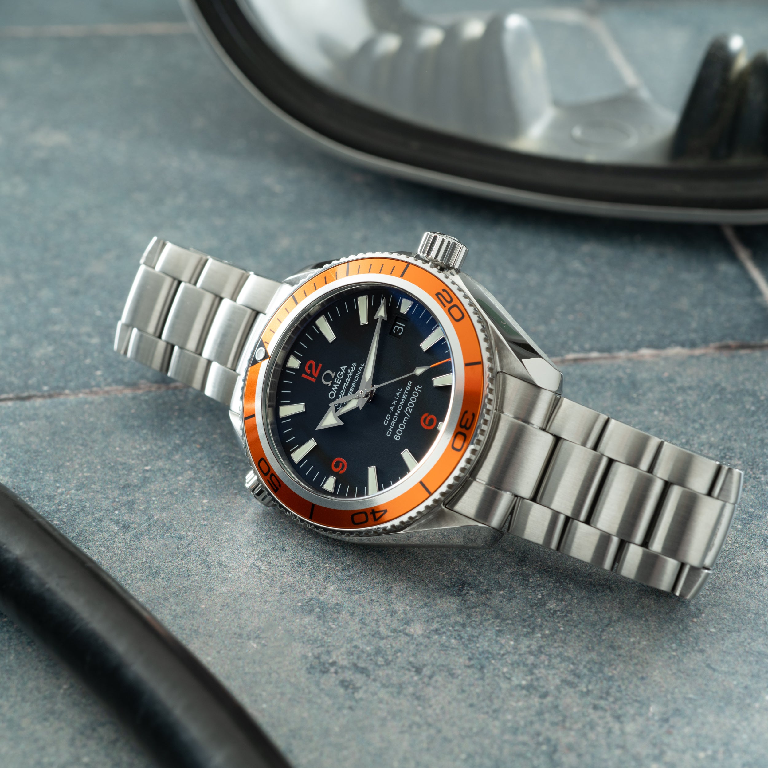 OMEGA コンパクトミラー Omega Seamaster Planet Ocean – Analog:Shift