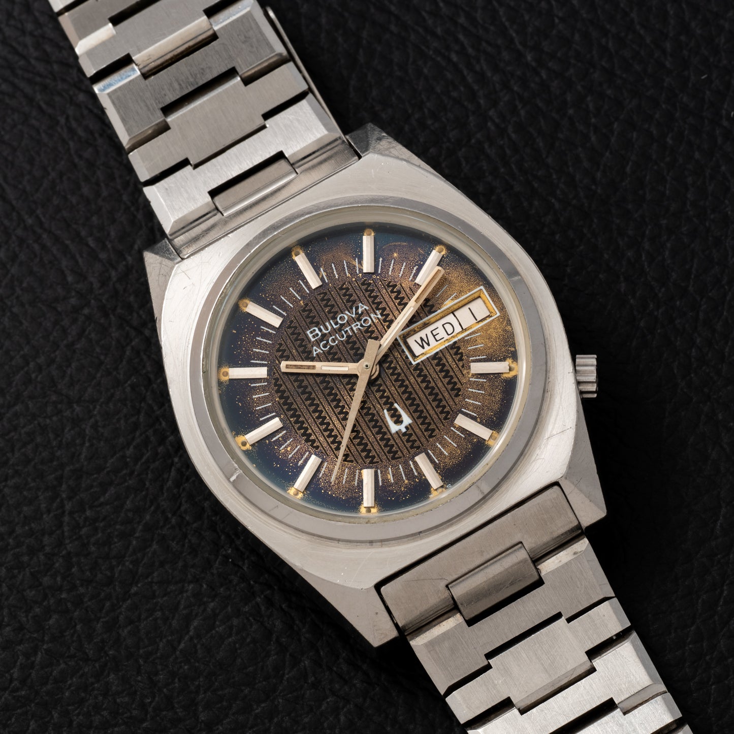Bulova Accutron 'Electric Brown' Day-Date