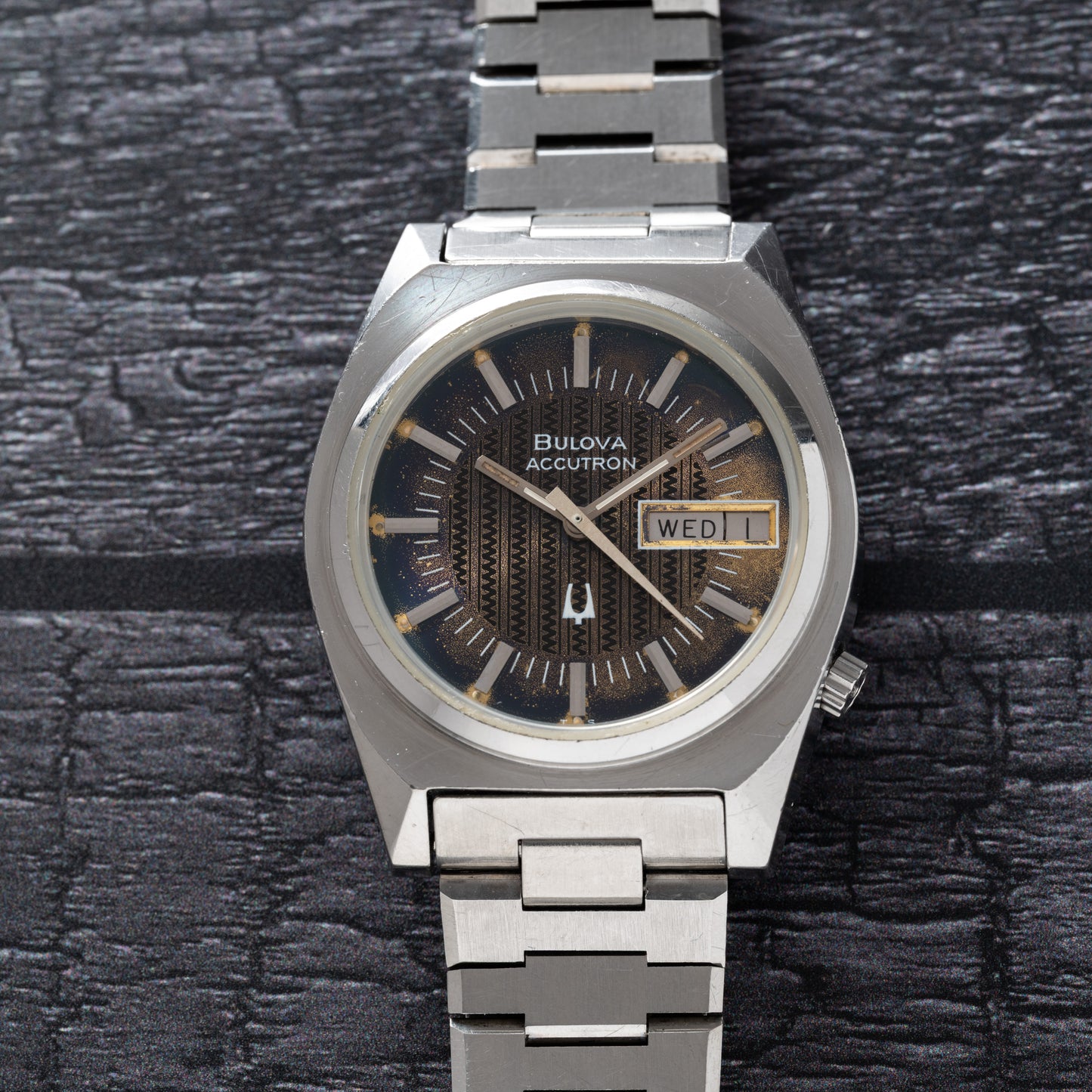Bulova Accutron 'Electric Brown' Day-Date