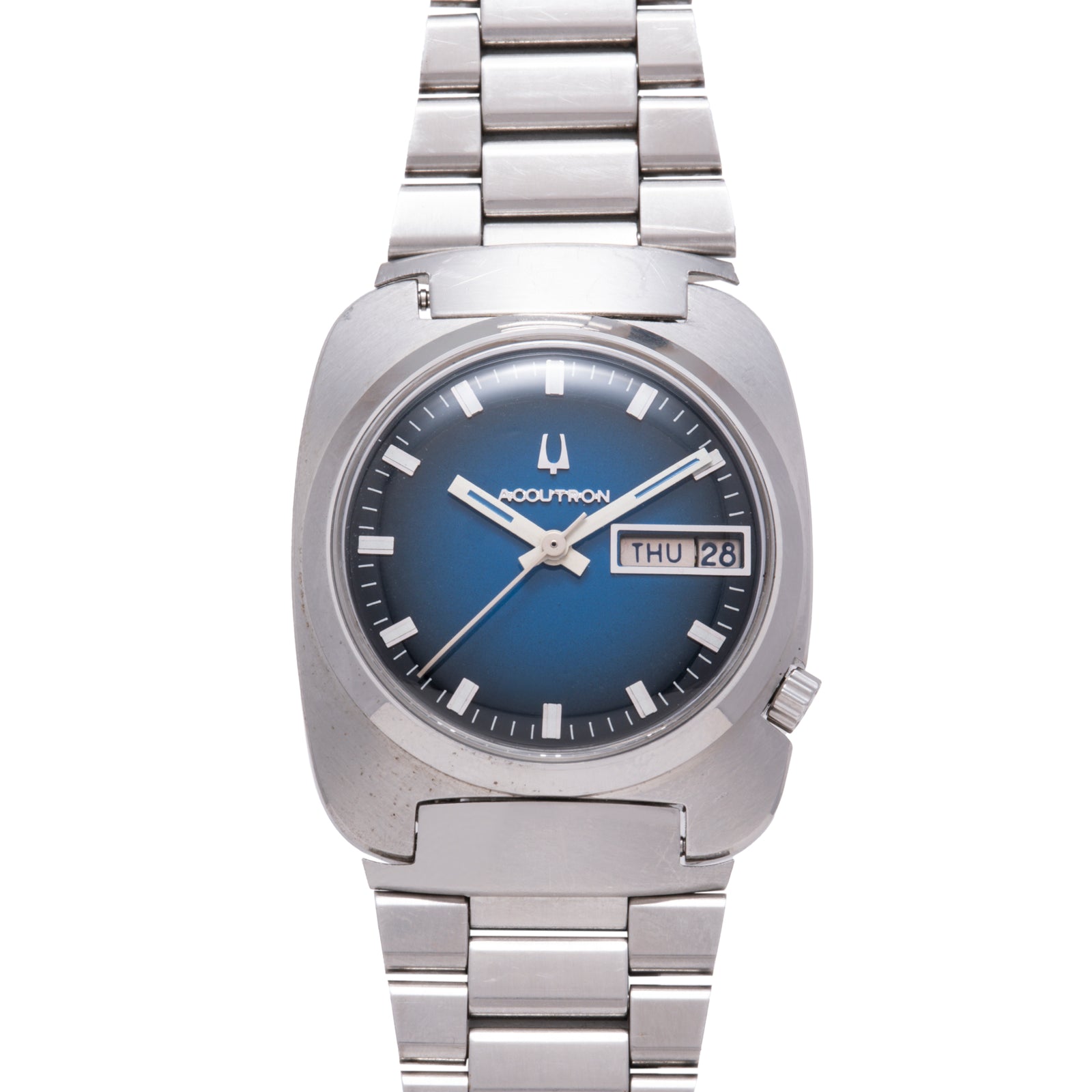 Bulova Accutron 'Blue Fumé' Day-Date