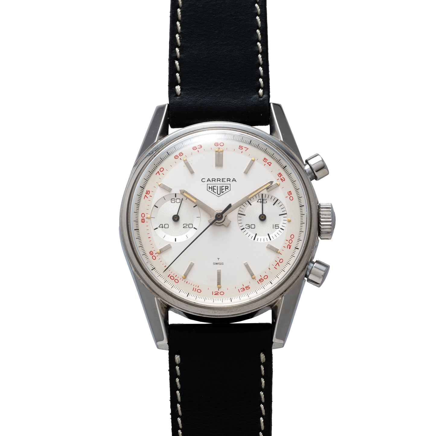 Heuer Carrera 45 'Red Tachy'