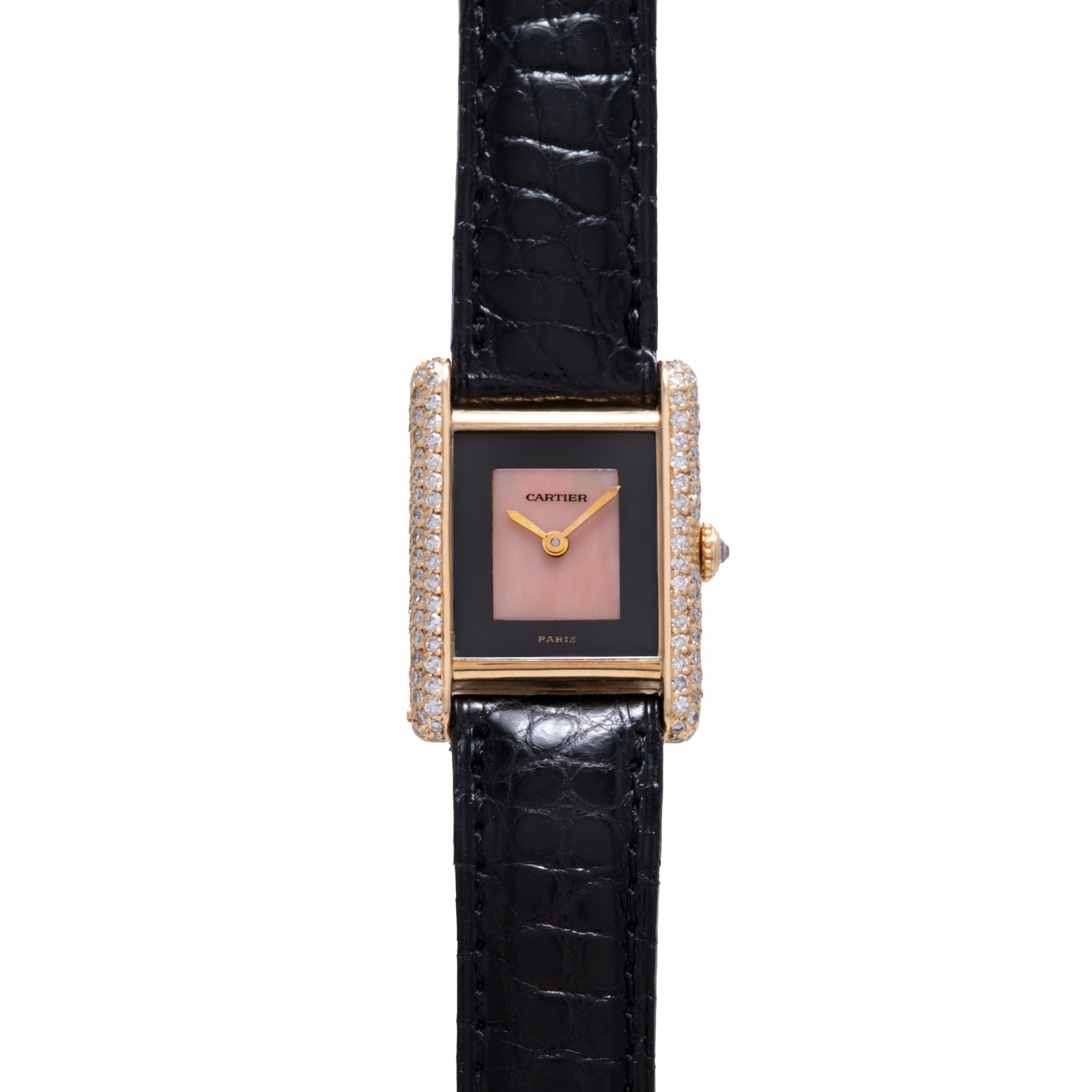Cartier Tank Onyx and Coral