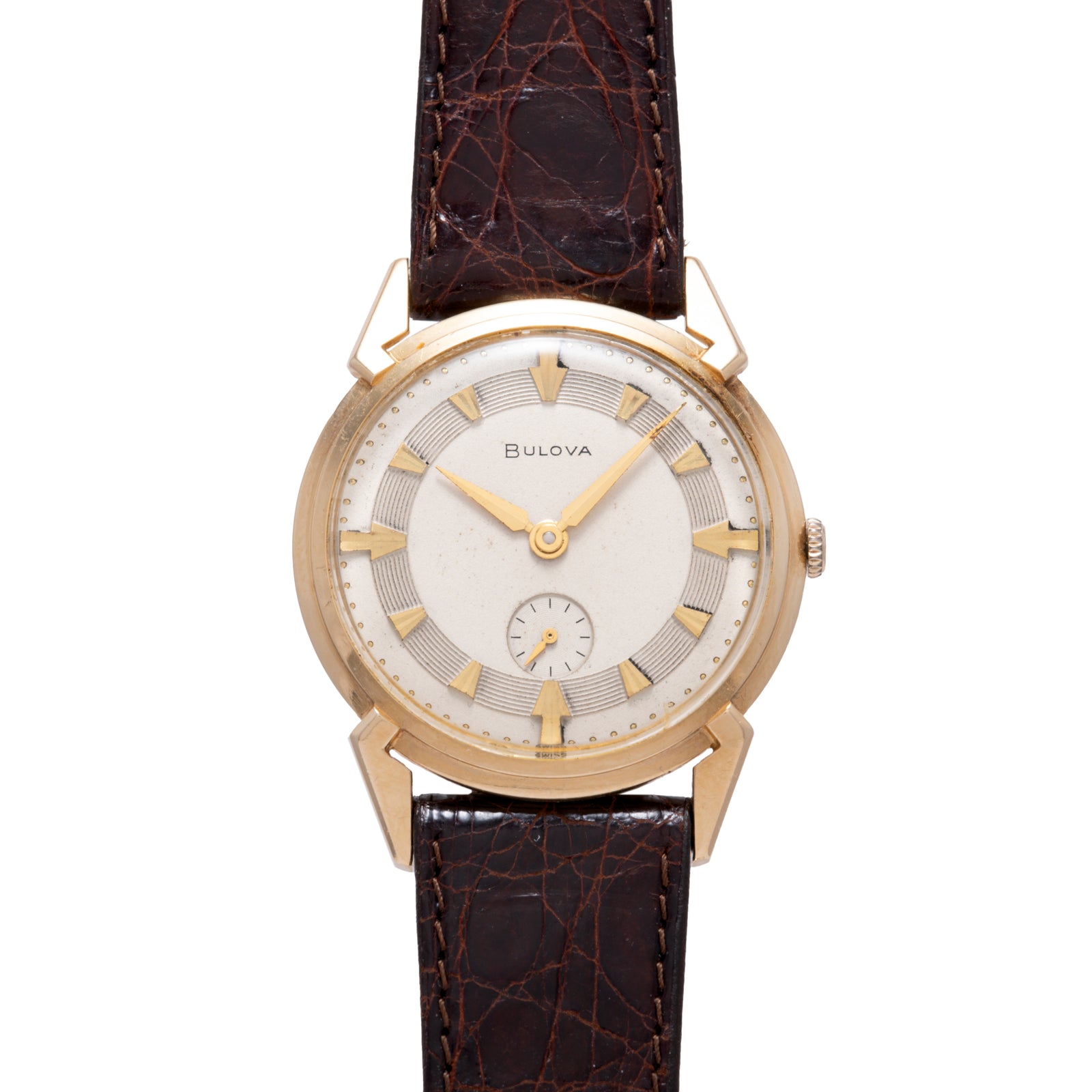 Bulova 'Fancy Lug' Dress Watch