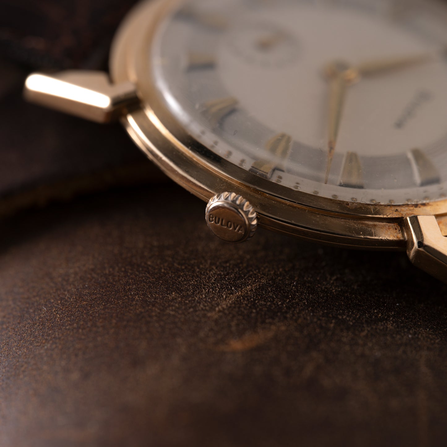 Bulova 'Fancy Lug' Dress Watch