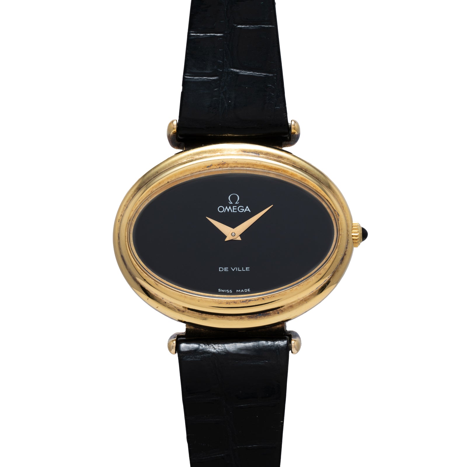 Omega DeVille 'Ellipse' Vermeil