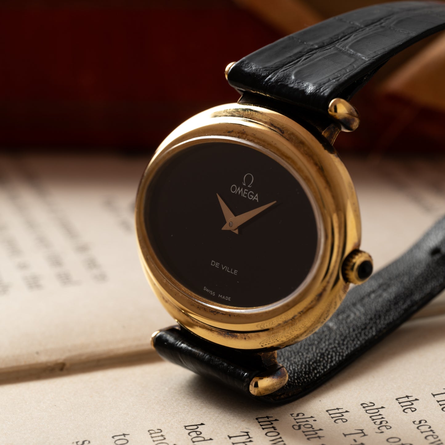 Omega DeVille 'Ellipse' Vermeil