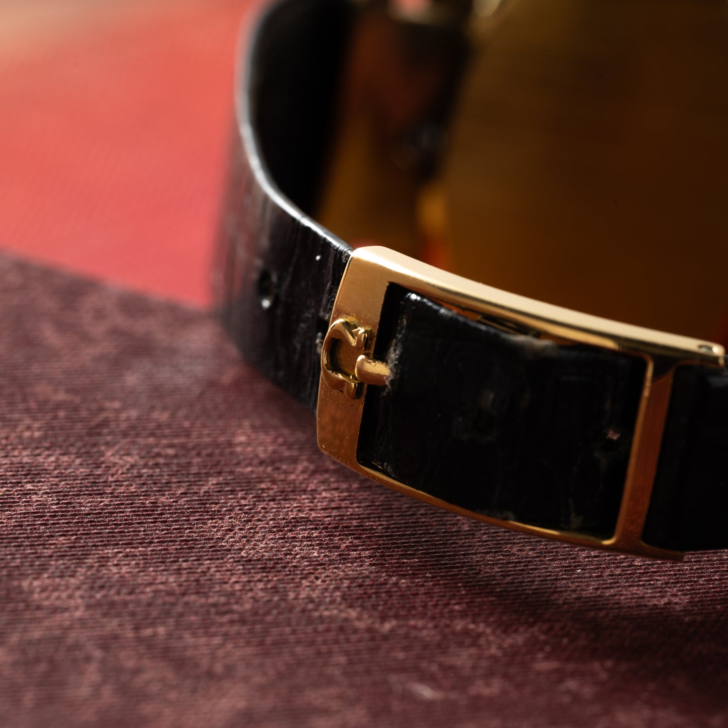 Omega DeVille 'Ellipse' Vermeil