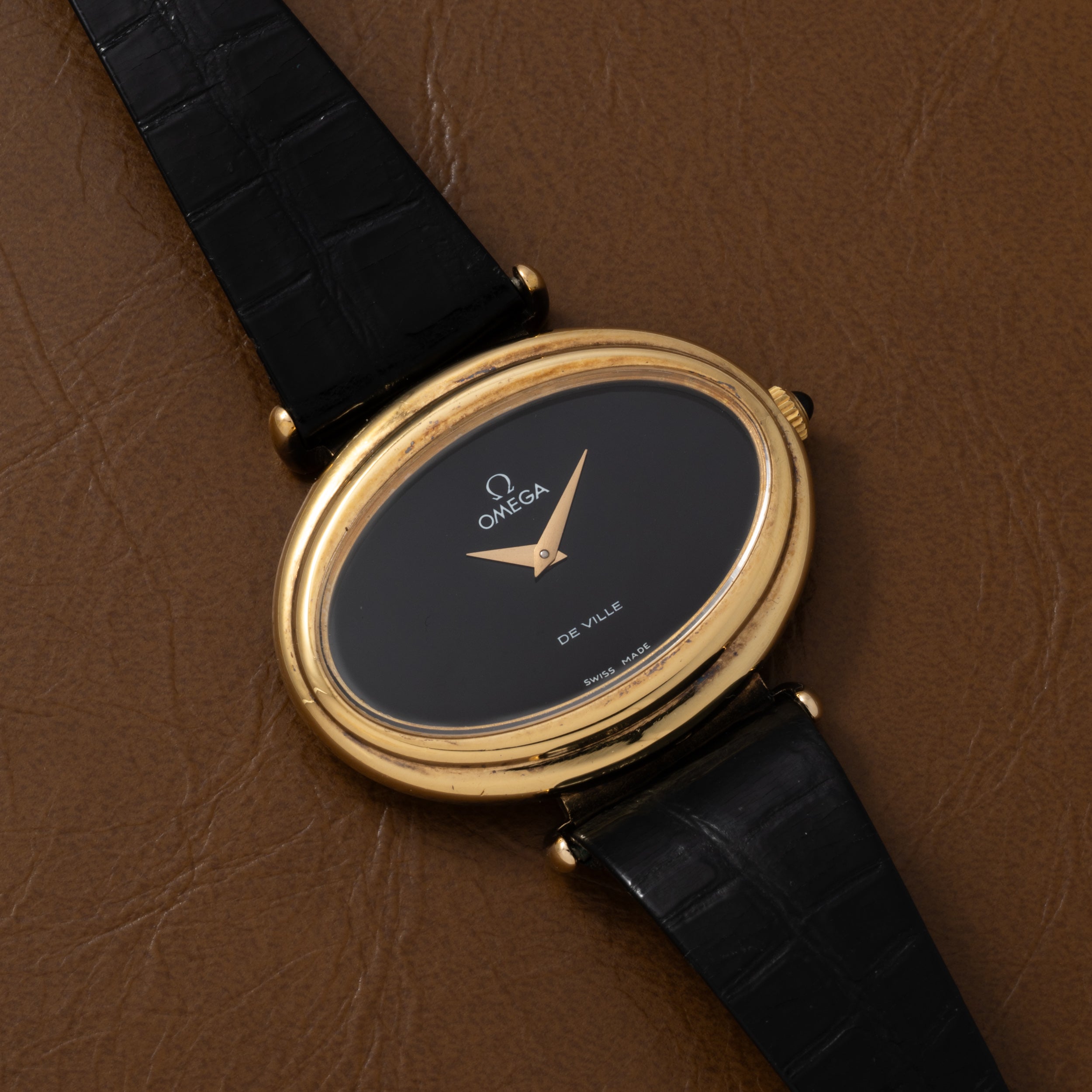 Omega DeVille 'Ellipse' Vermeil