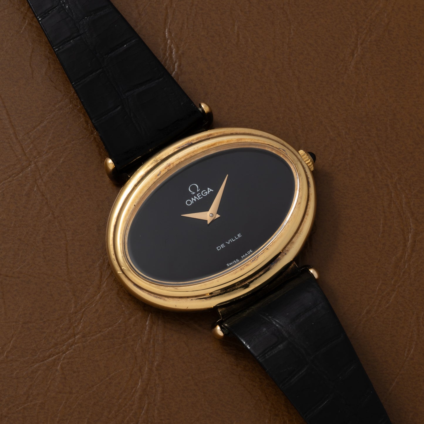 Omega DeVille 'Ellipse' Vermeil