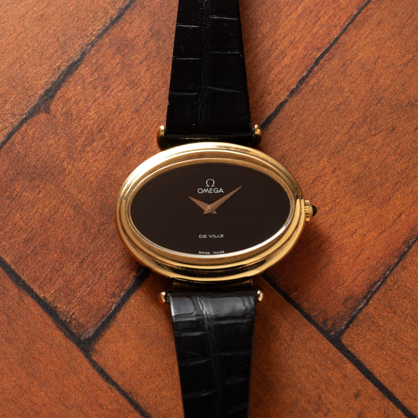 Omega DeVille 'Ellipse' Vermeil