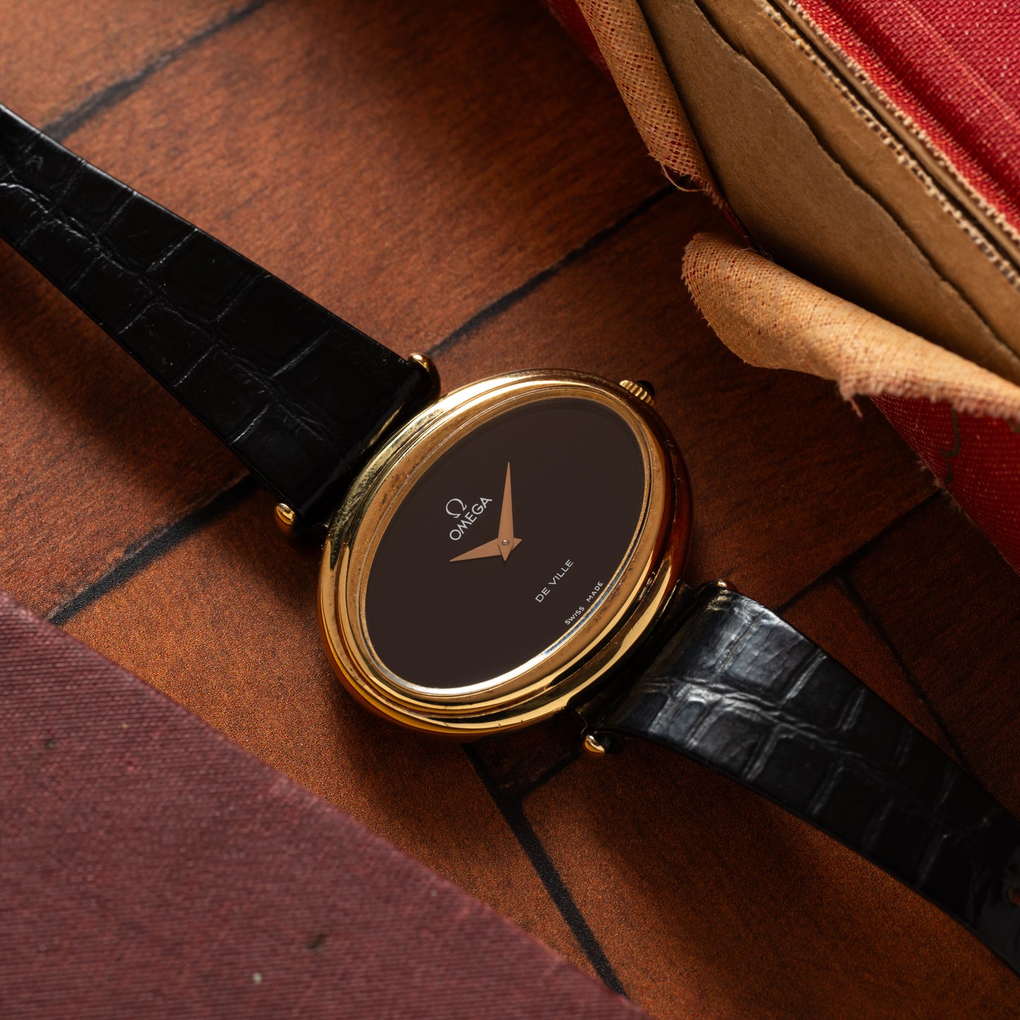 Omega DeVille 'Ellipse' Vermeil