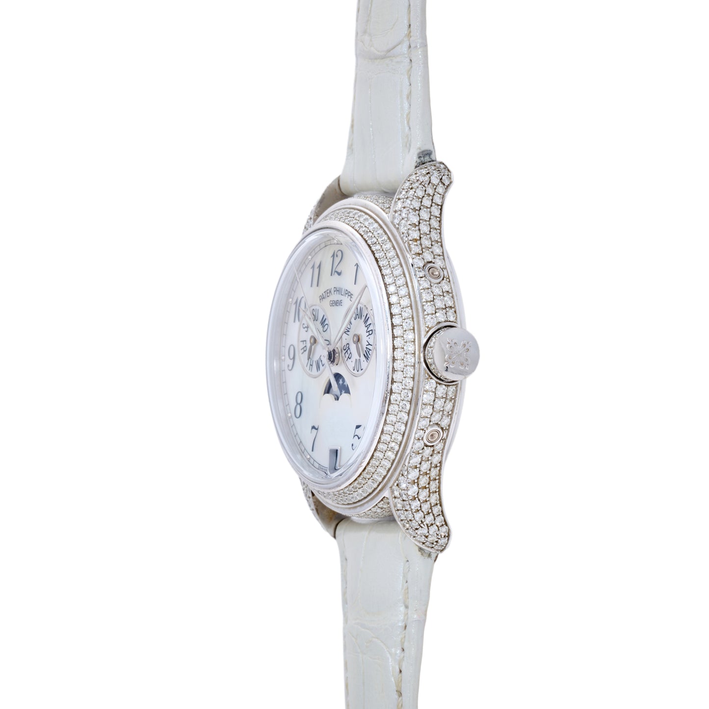Patek Philippe Ladies Annual Calendar Moonphase Diamonds