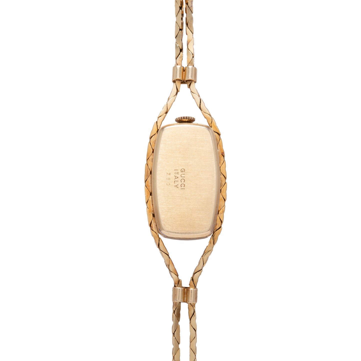 Gucci Tiger's Eye Sautoir Timepiece Necklace