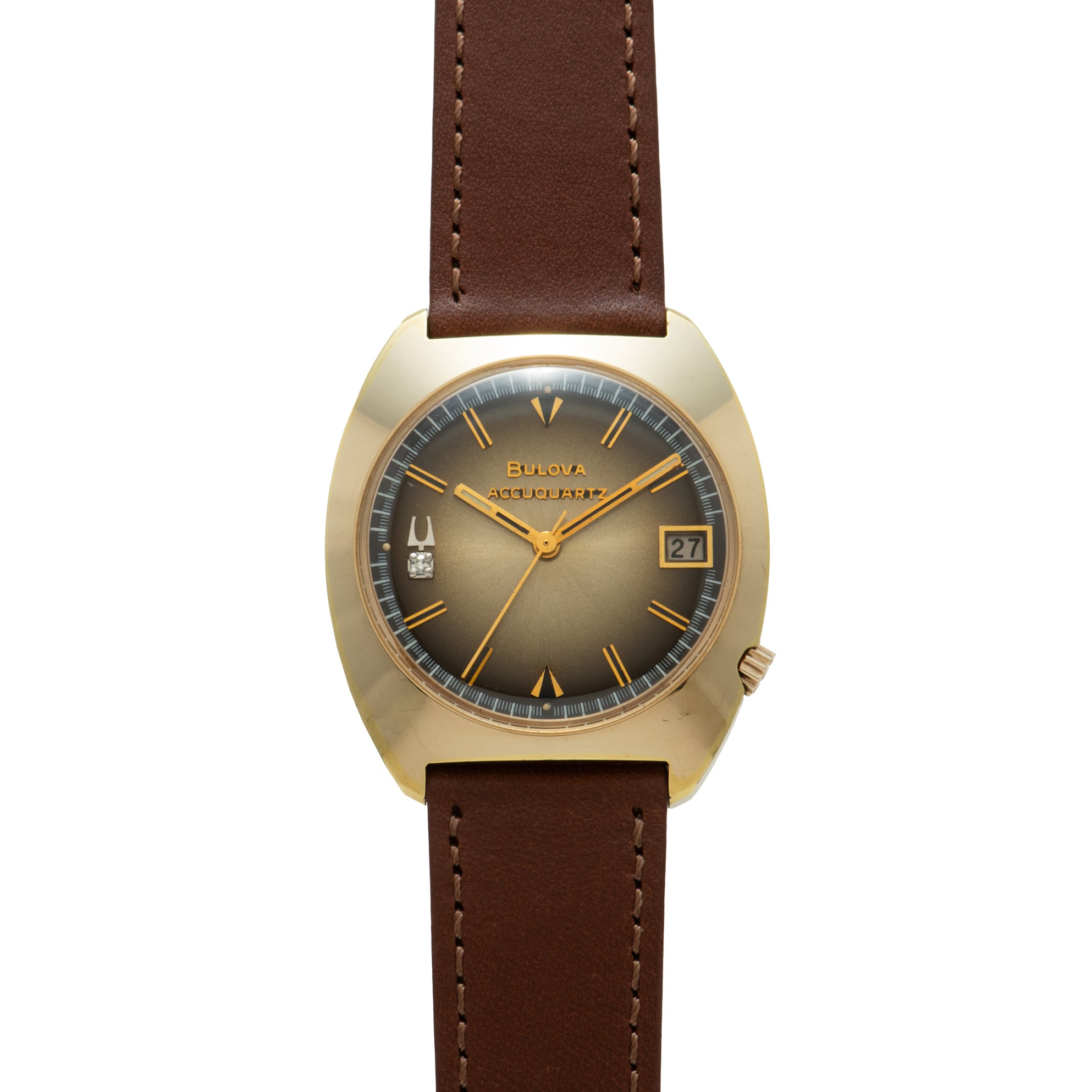Bulova Accutron Accuquartz 'Gold Fumé' – Analog:Shift