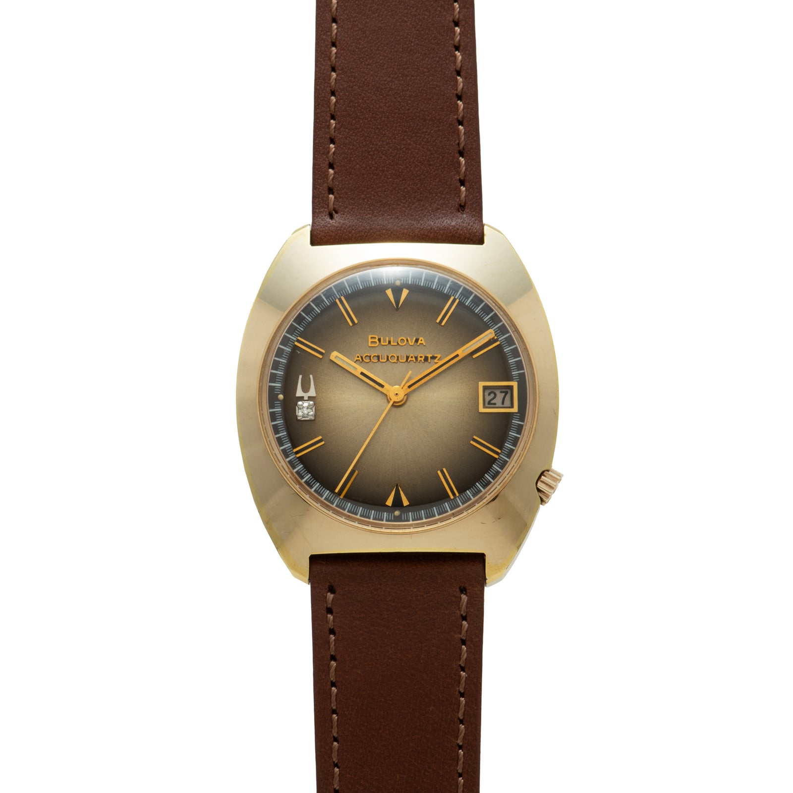 Bulova Accutron Accuquartz 'Gold Fumé'