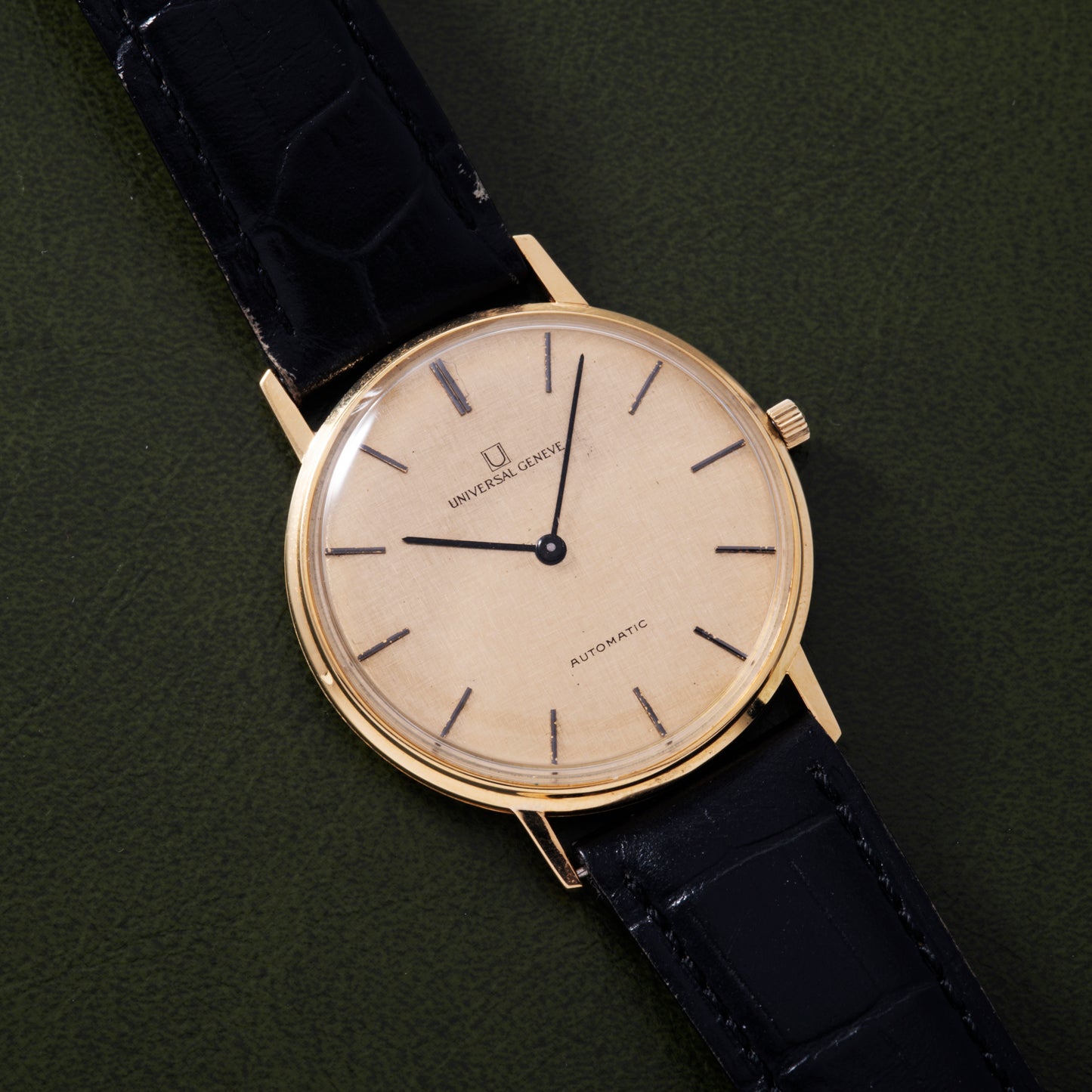 Universal Genève 'Linen' Dress Watch