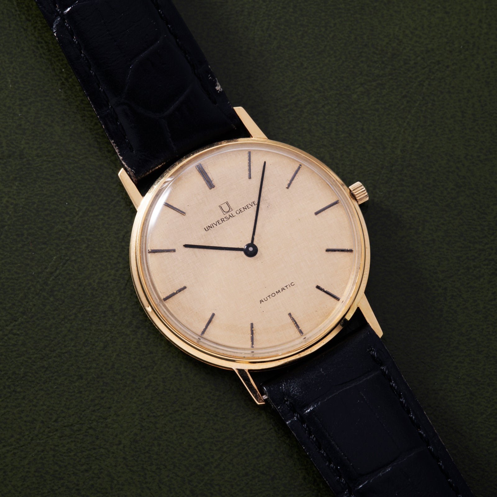 Universal Genève 'Linen' Dress Watch
