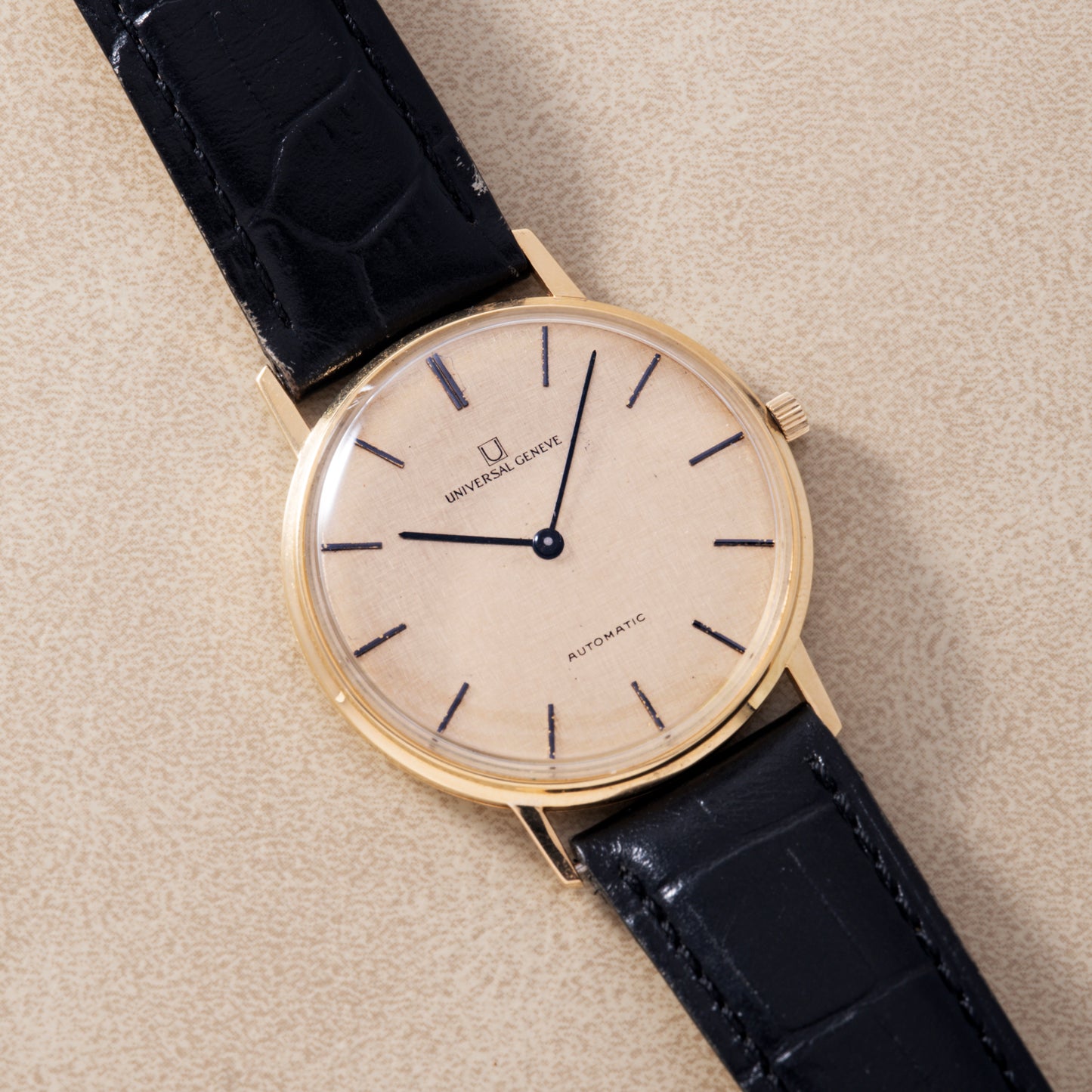 Universal Genève 'Linen' Dress Watch