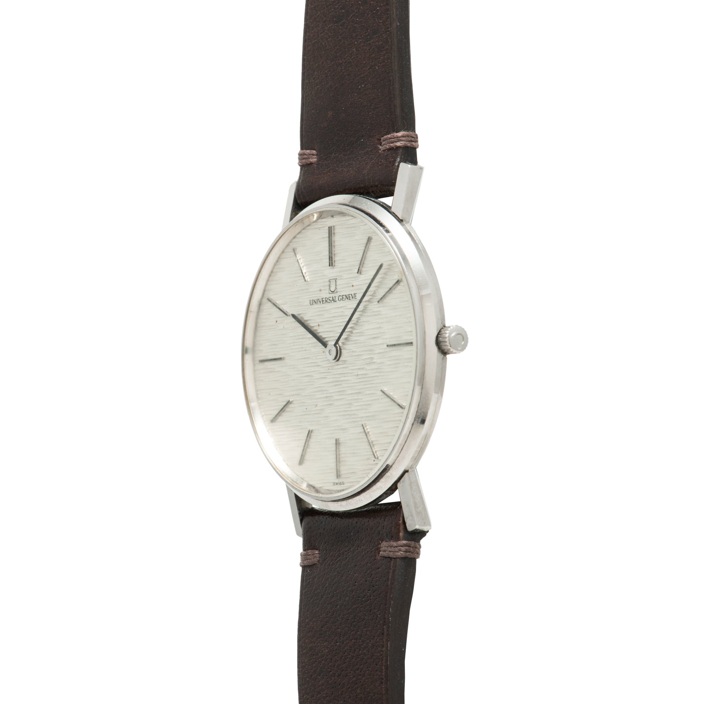 Universal Geneve 'Textured Dial' Dress Watch