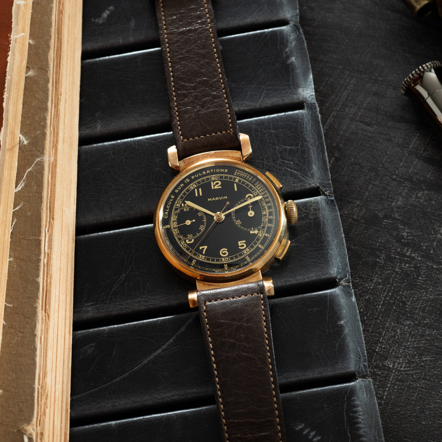 Marvin 'Hinged Lugs' Pulsations Chronograph