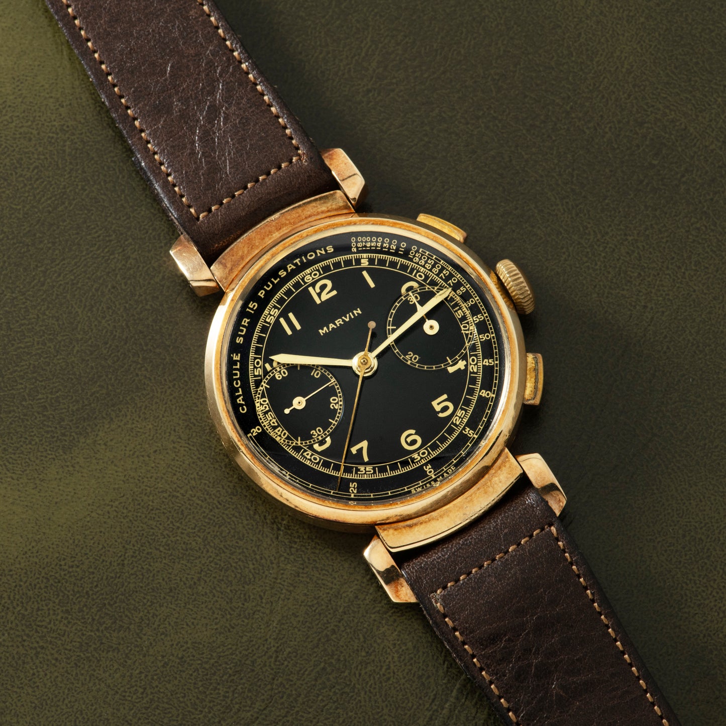 Marvin 'Hinged Lugs' Pulsations Chronograph
