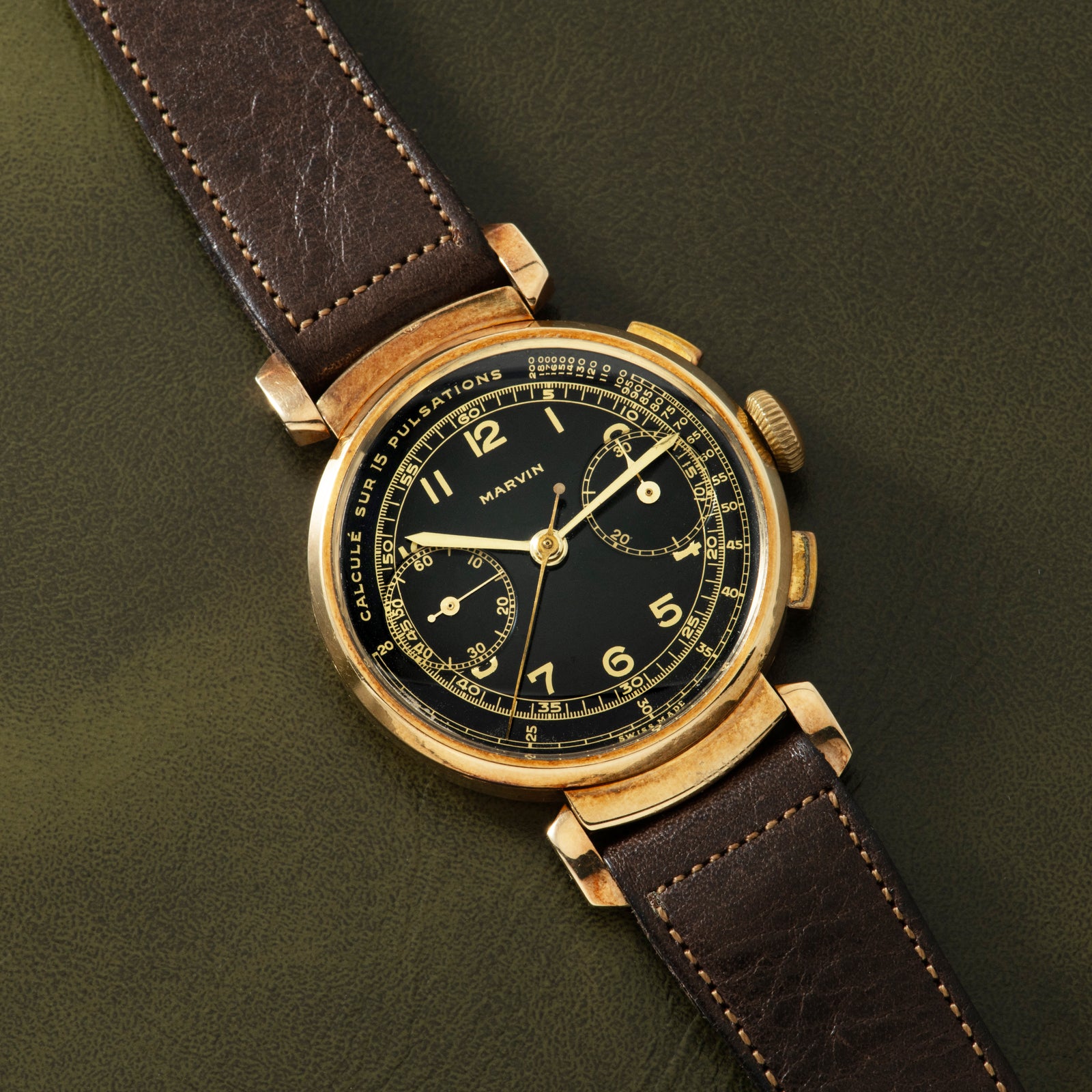 Marvin 'Hinged Lugs' Pulsations Chronograph