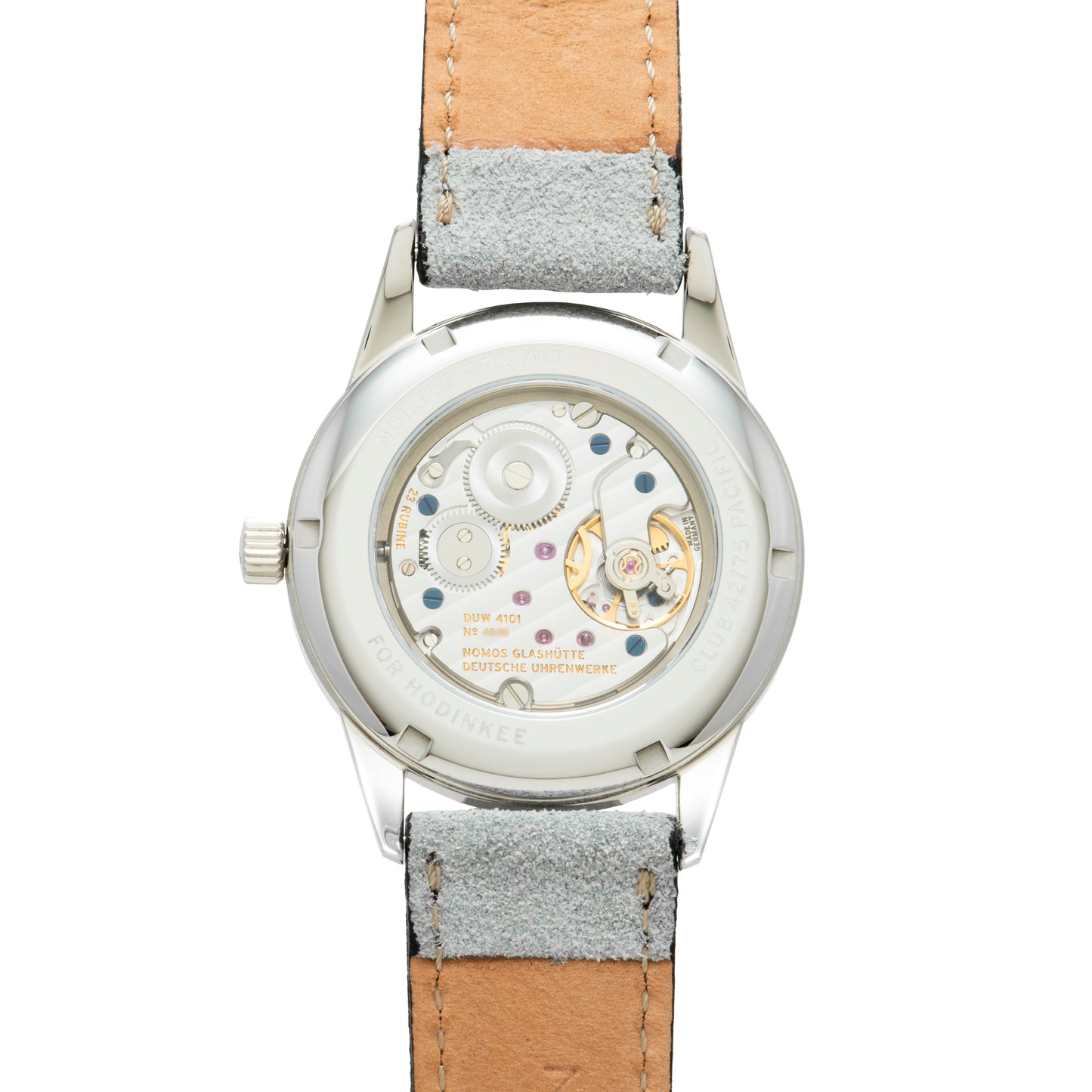 NOMOS Glashutte Club Date 38 for HODINKEE