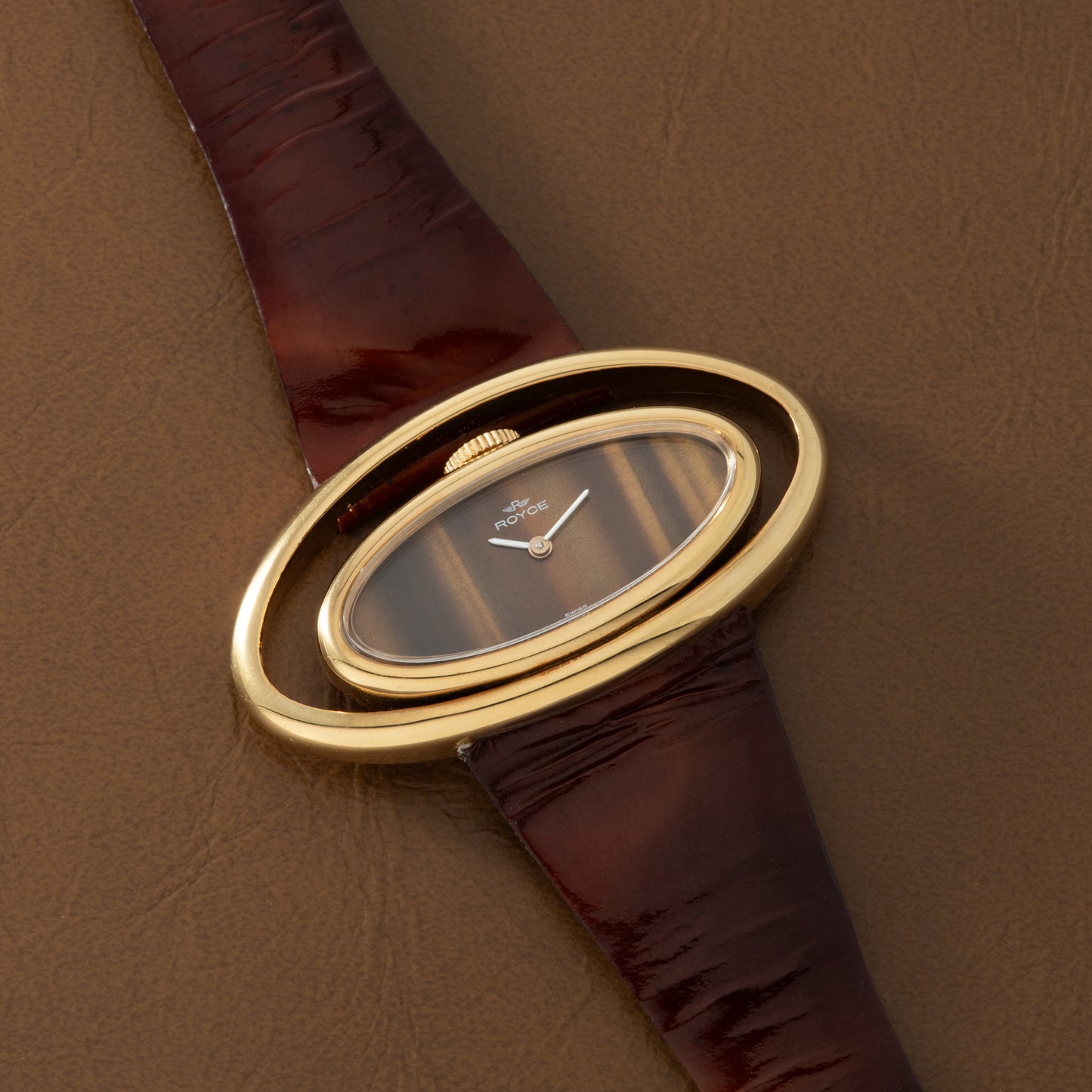 Royce Tiger Eye 'Ellipse' New Old Stock