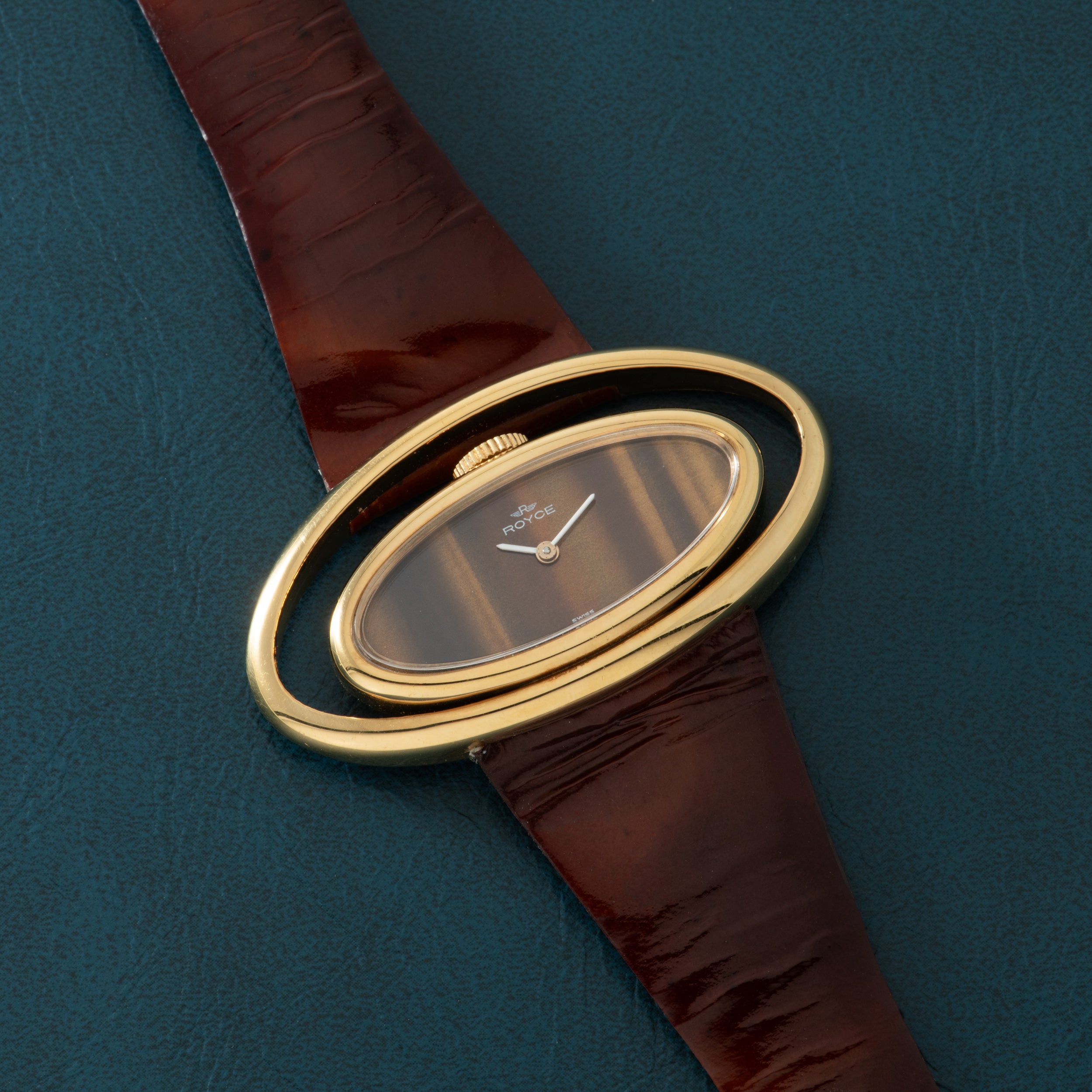 Royce Tiger Eye 'Ellipse' New Old Stock