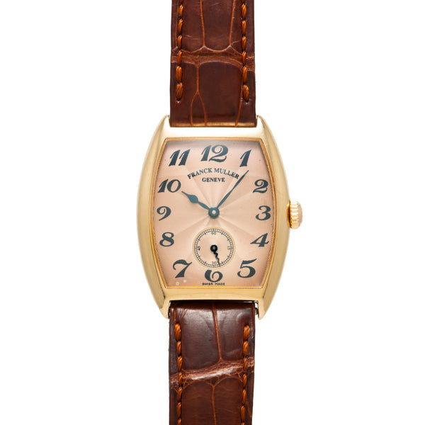 Franck Muller Master Cintrée Curvex Salmon Guilloche – Analog:Shift