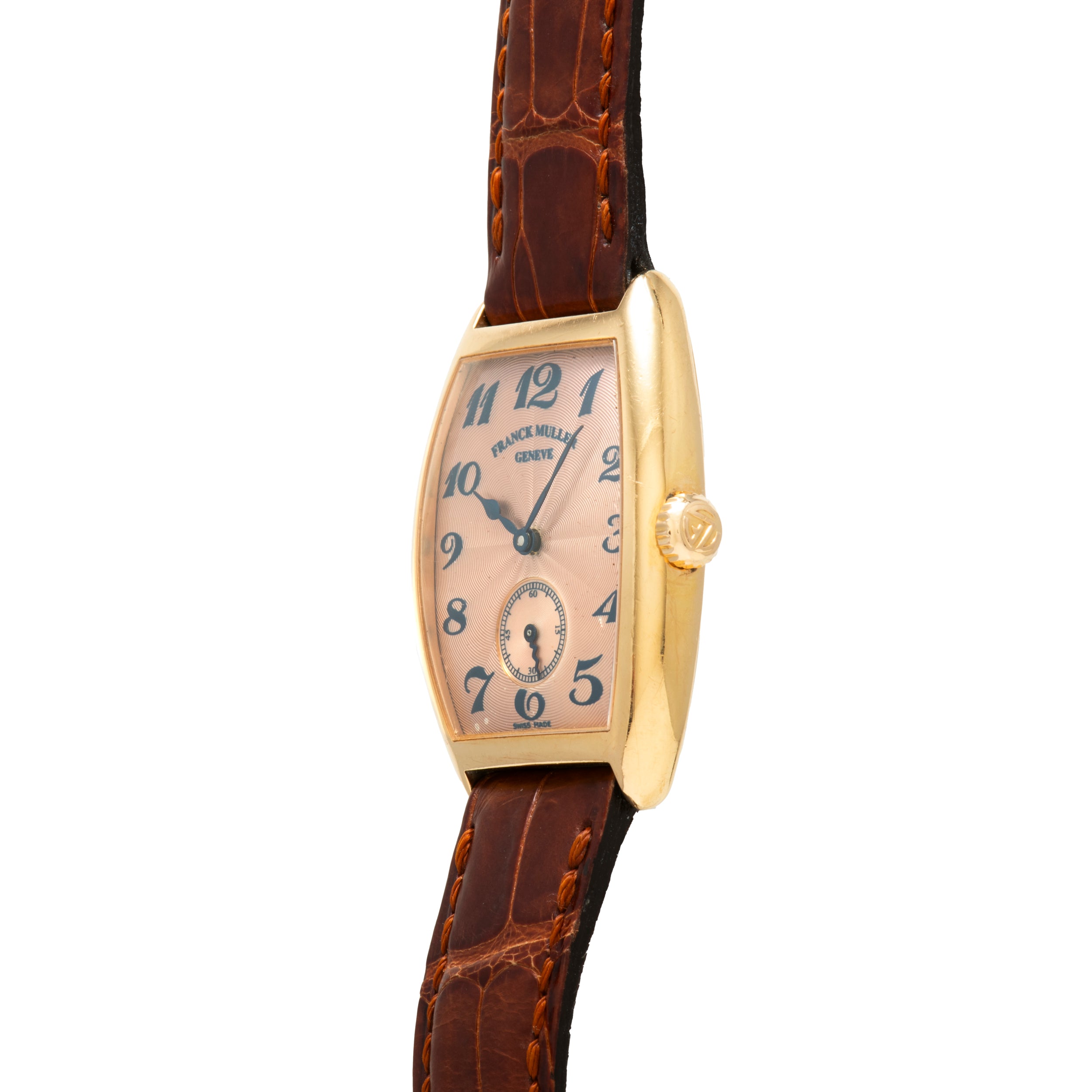 Franck Muller Master Cintrée Curvex Salmon Guilloche – Analog:Shift