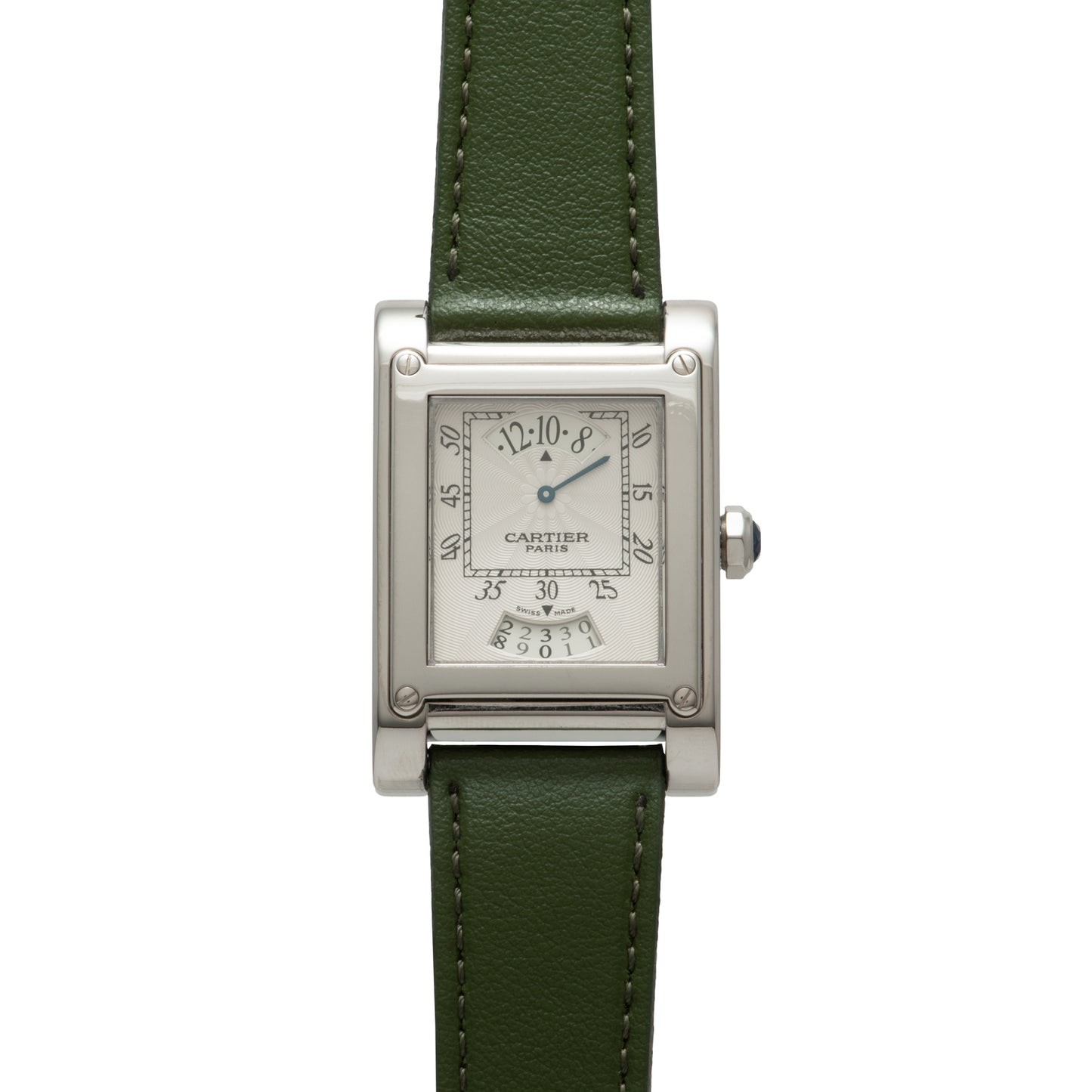 Cartier CPCP Tank À Vis 'Wandering Hours'