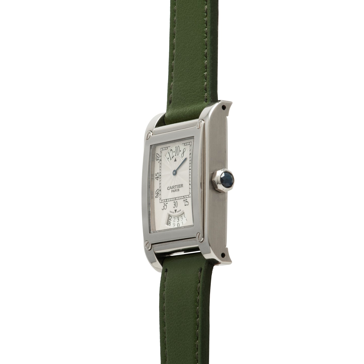 Cartier CPCP Tank À Vis 'Wandering Hours'
