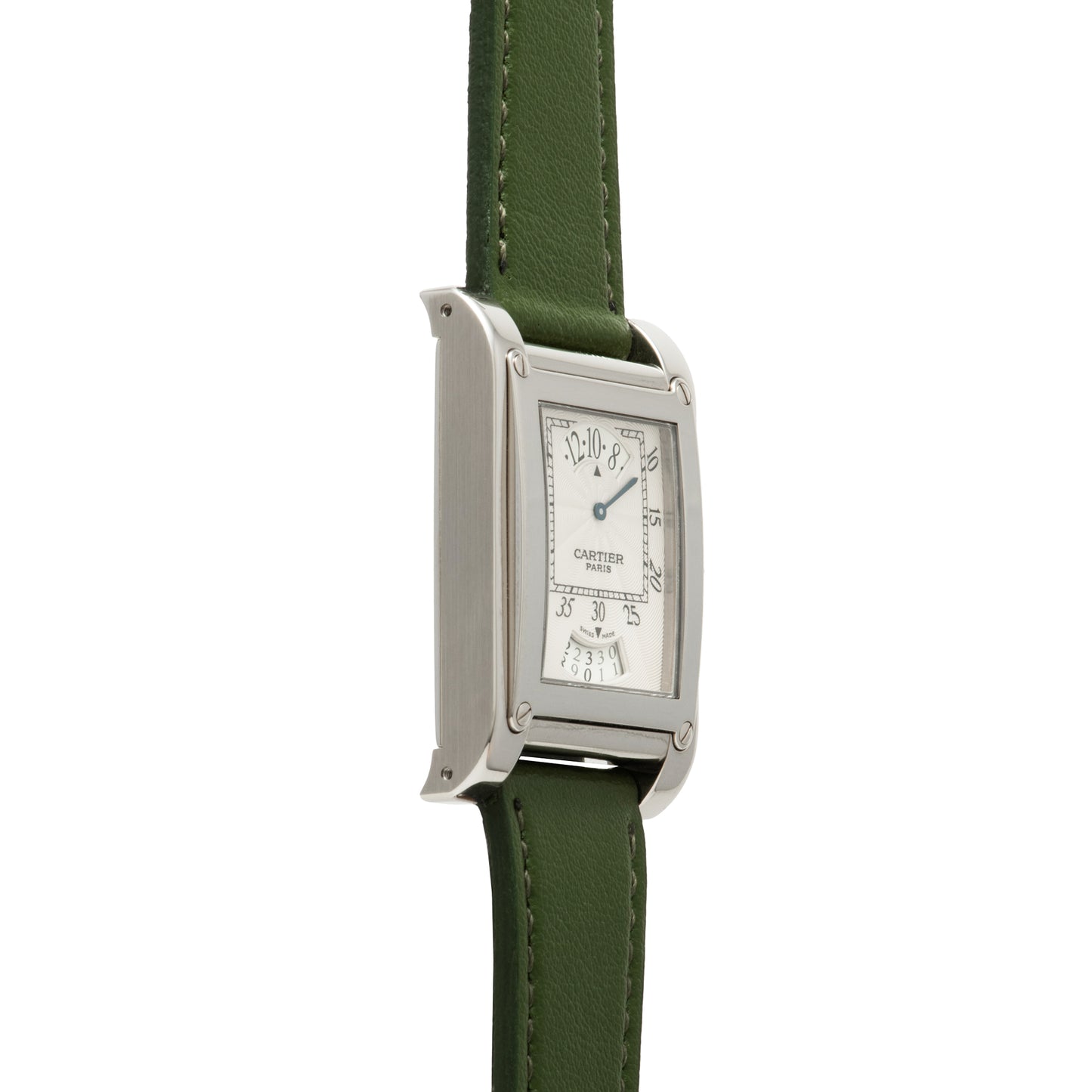 Cartier CPCP Tank À Vis 'Wandering Hours'