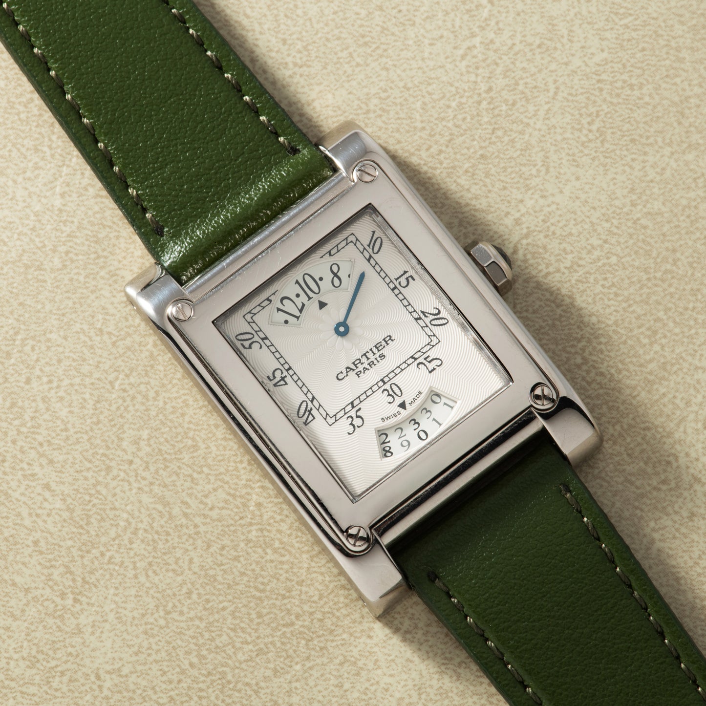 Cartier CPCP Tank À Vis 'Wandering Hours'