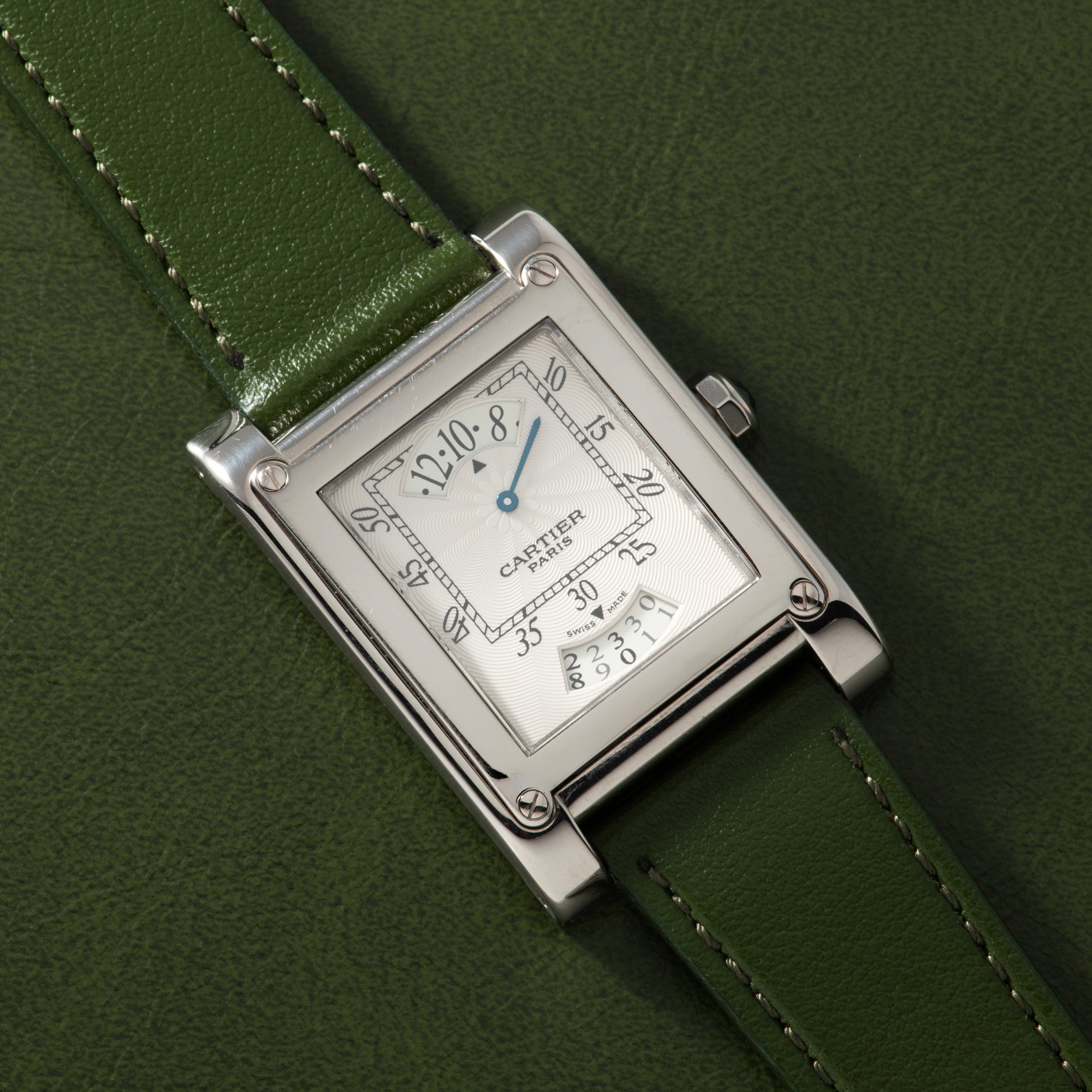 Cartier CPCP Tank À Vis 'Wandering Hours'