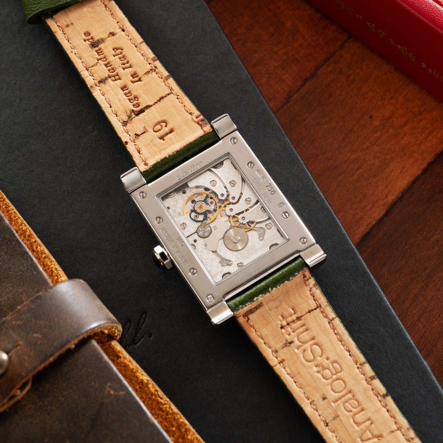 Cartier CPCP Tank À Vis 'Wandering Hours'