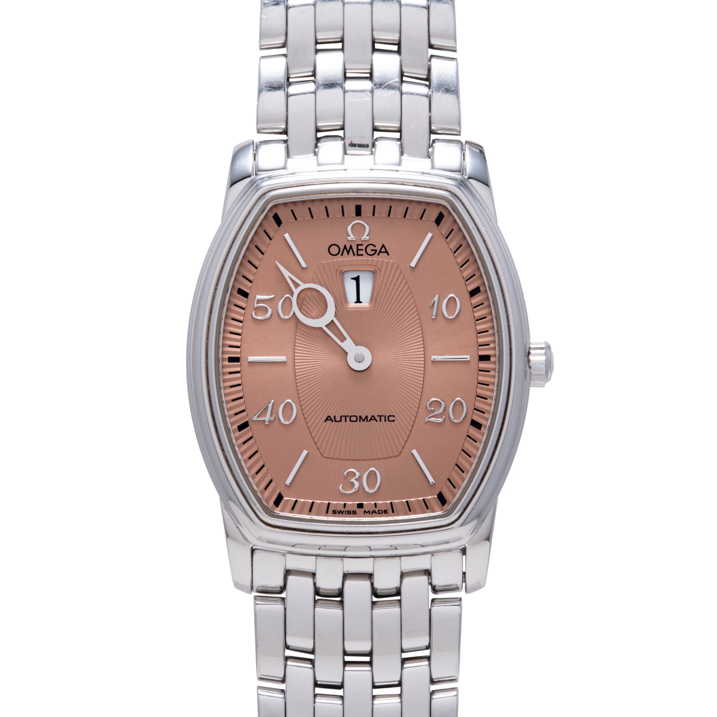 Omega De Ville Prestige 'Tonneau' Jumping Hour