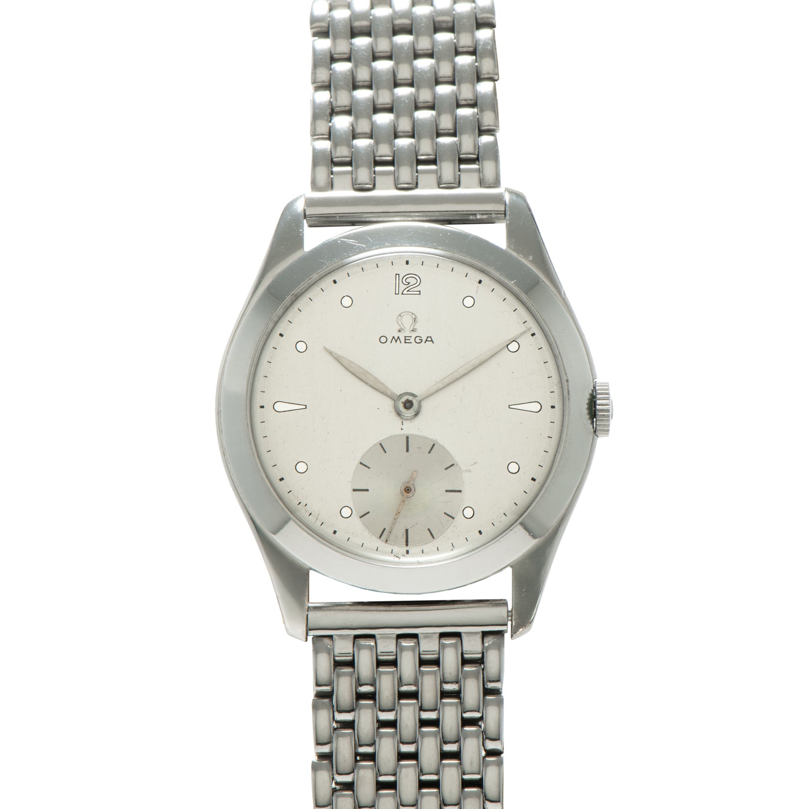 Omega 'Mirror Calatrava' Jumbo Dress Watch