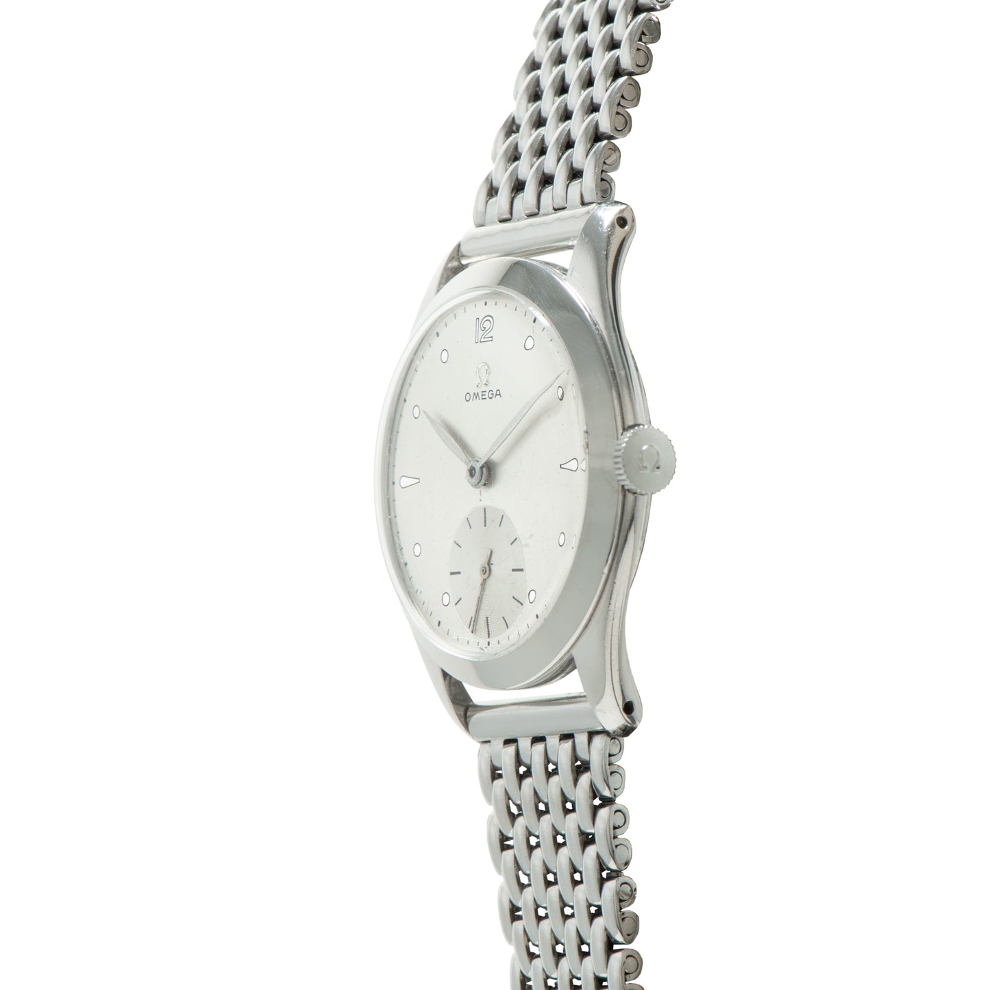 Omega 'Mirror Calatrava' Jumbo Dress Watch
