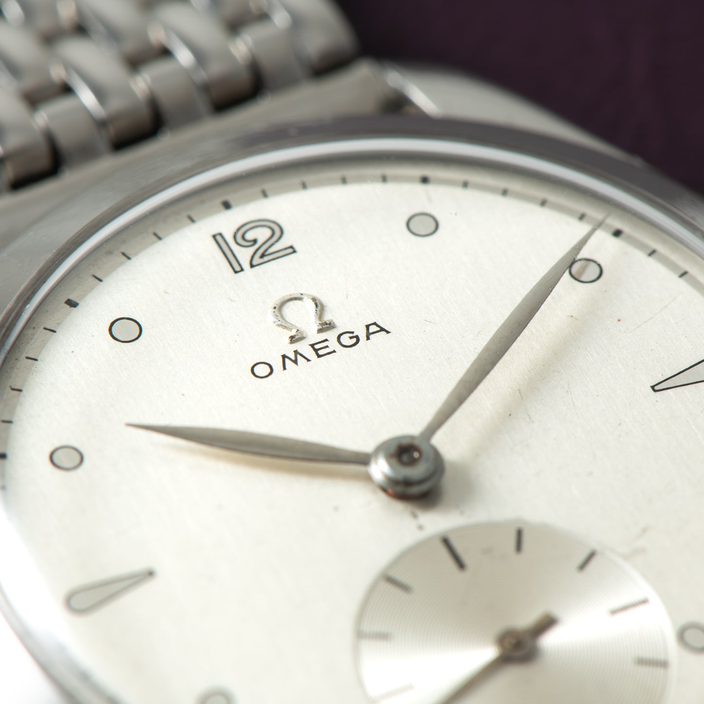 Omega 'Mirror Calatrava' Jumbo Dress Watch