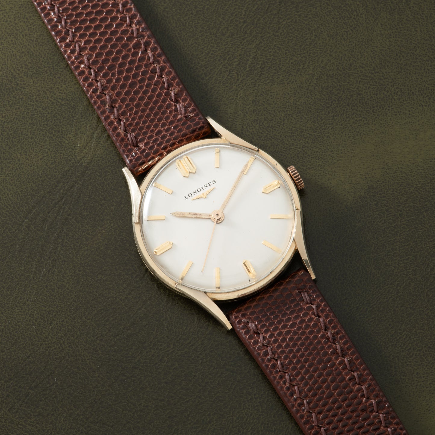 Longines 'Fancy Lug' Dress Watch