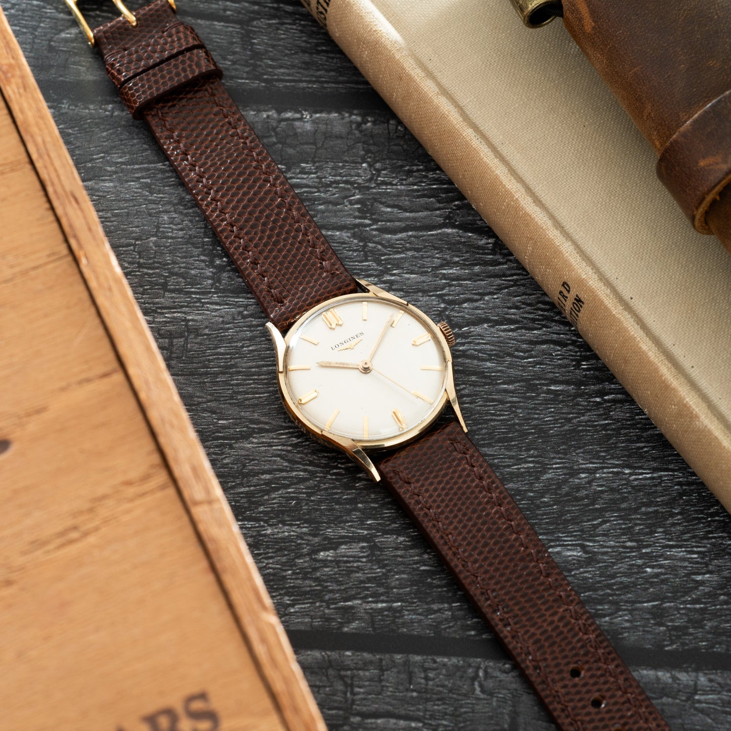 Longines 'Fancy Lug' Dress Watch