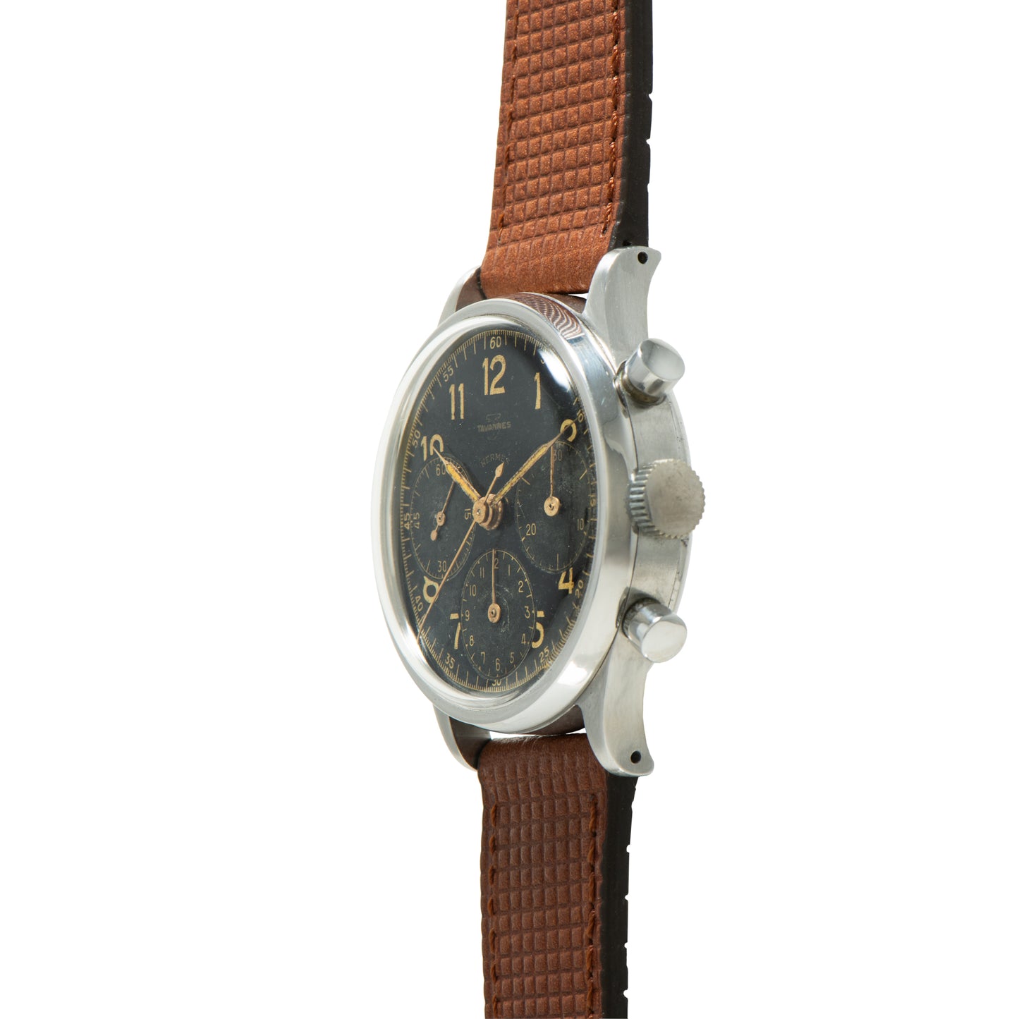 Tavannes Hermès Triple Register Chronograph