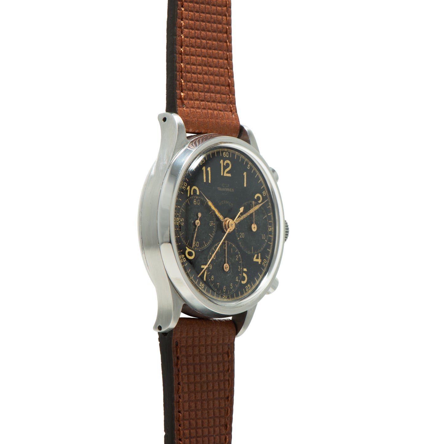 Tavannes Hermès Triple Register Chronograph