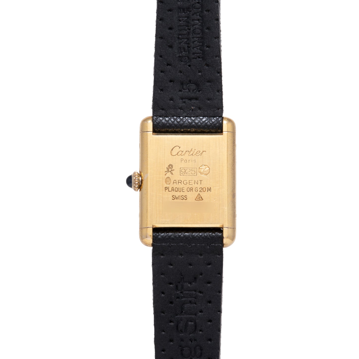 Cartier Must de Cartier Tri-Tone Tank Vermeil